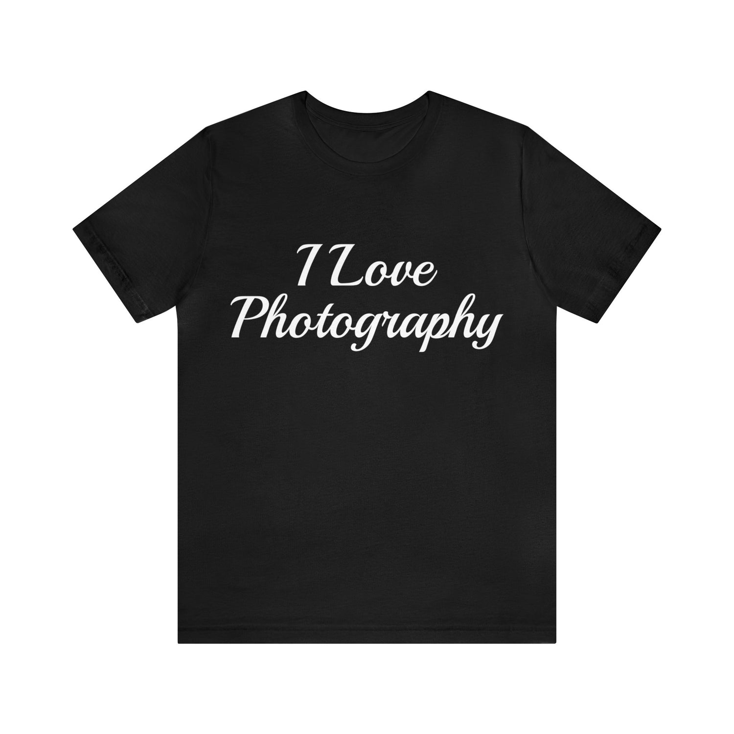 Photography T-Shirt | Photographer's Essential Black T-Shirt Petrova Designs