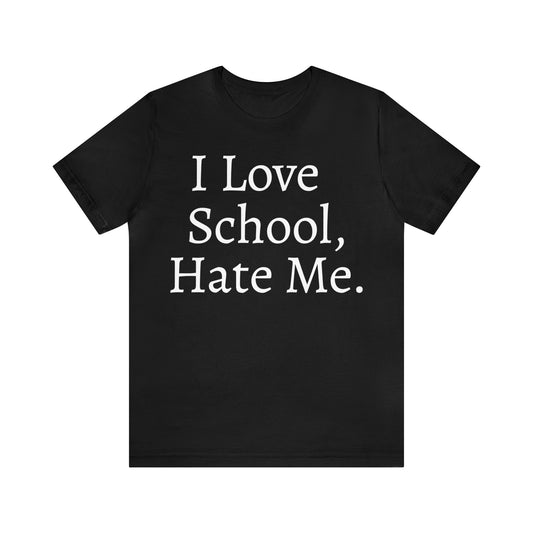 School T-Shirt | Back To School Black T-Shirt Petrova Designs