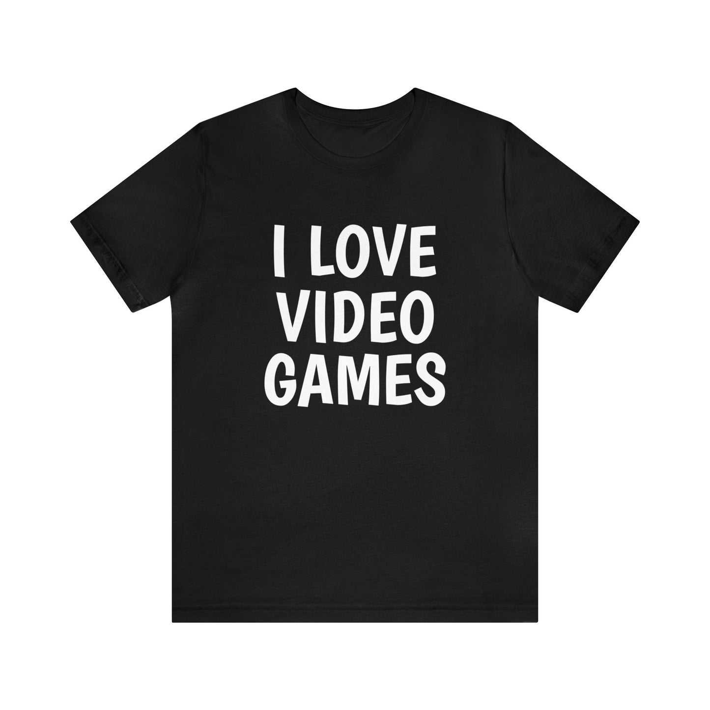 Video Gamer T-Shirt | Gaming Enthusiast Apparel Black T-Shirt Petrova Designs