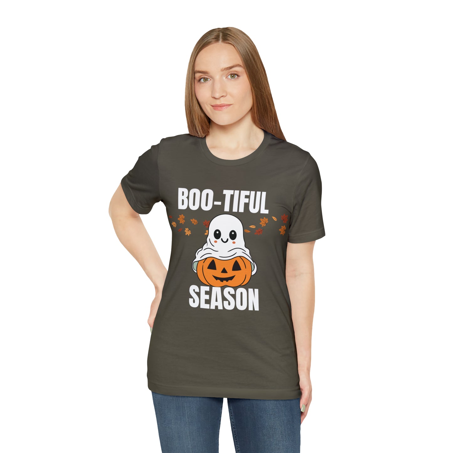 Cute Pumpkin T-Shirt For Halloween T-Shirt Petrova Designs