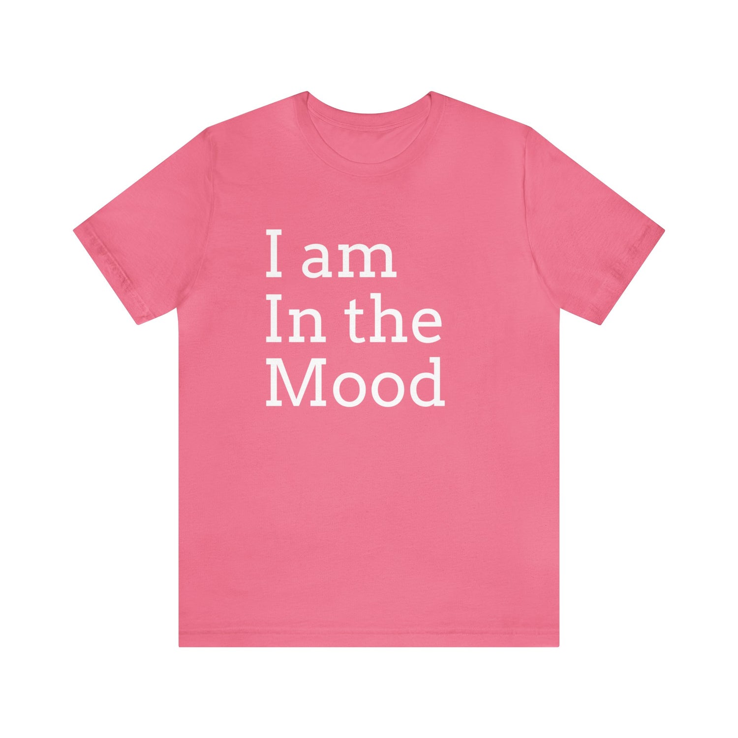 Mood T-Shirt | Cool Phrase Tee Charity Pink T-Shirt Petrova Designs