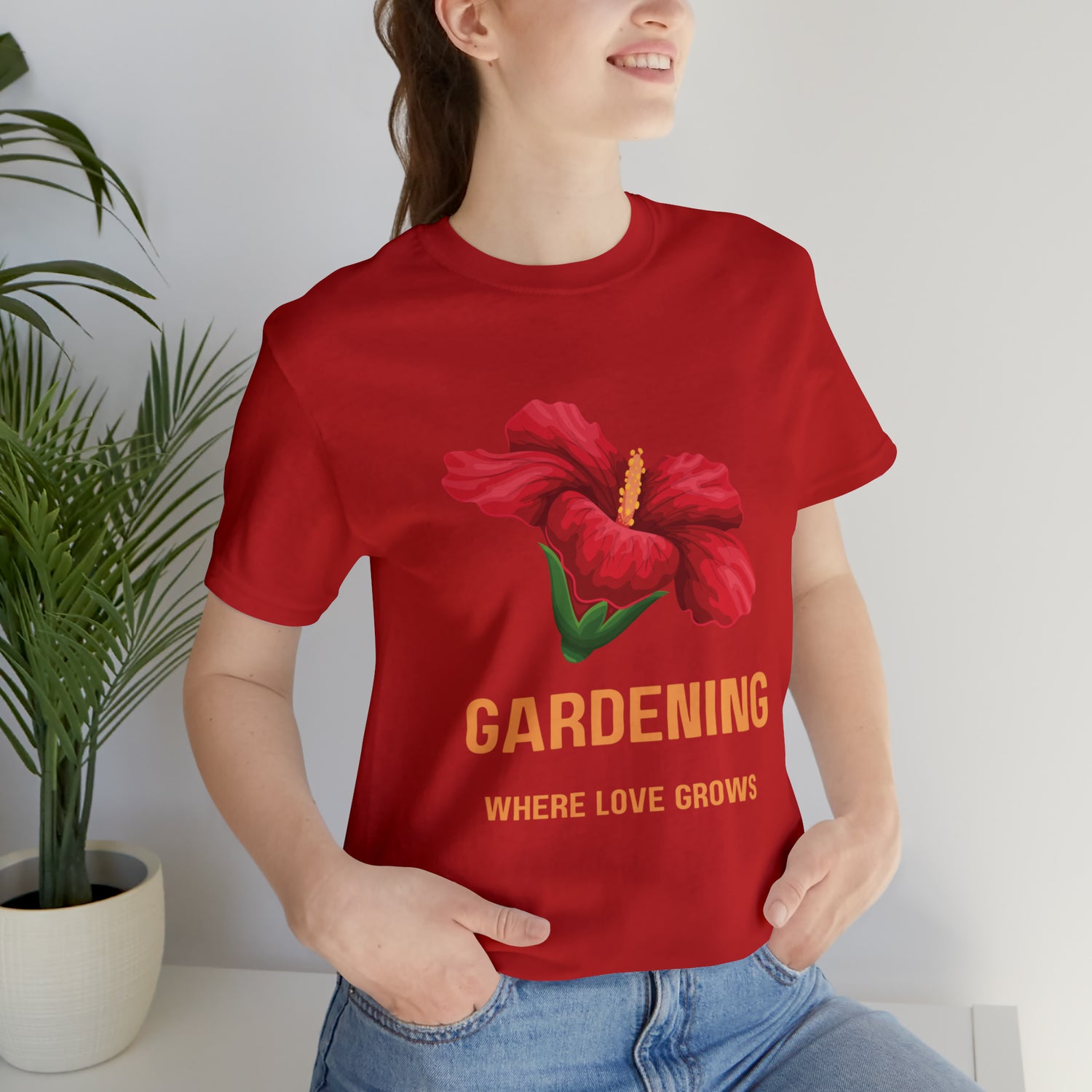 T-Shirt for Garden Enthusiasts | For Gardeners | Gardener Gift Idea Tee Red T-Shirt Petrova Designs