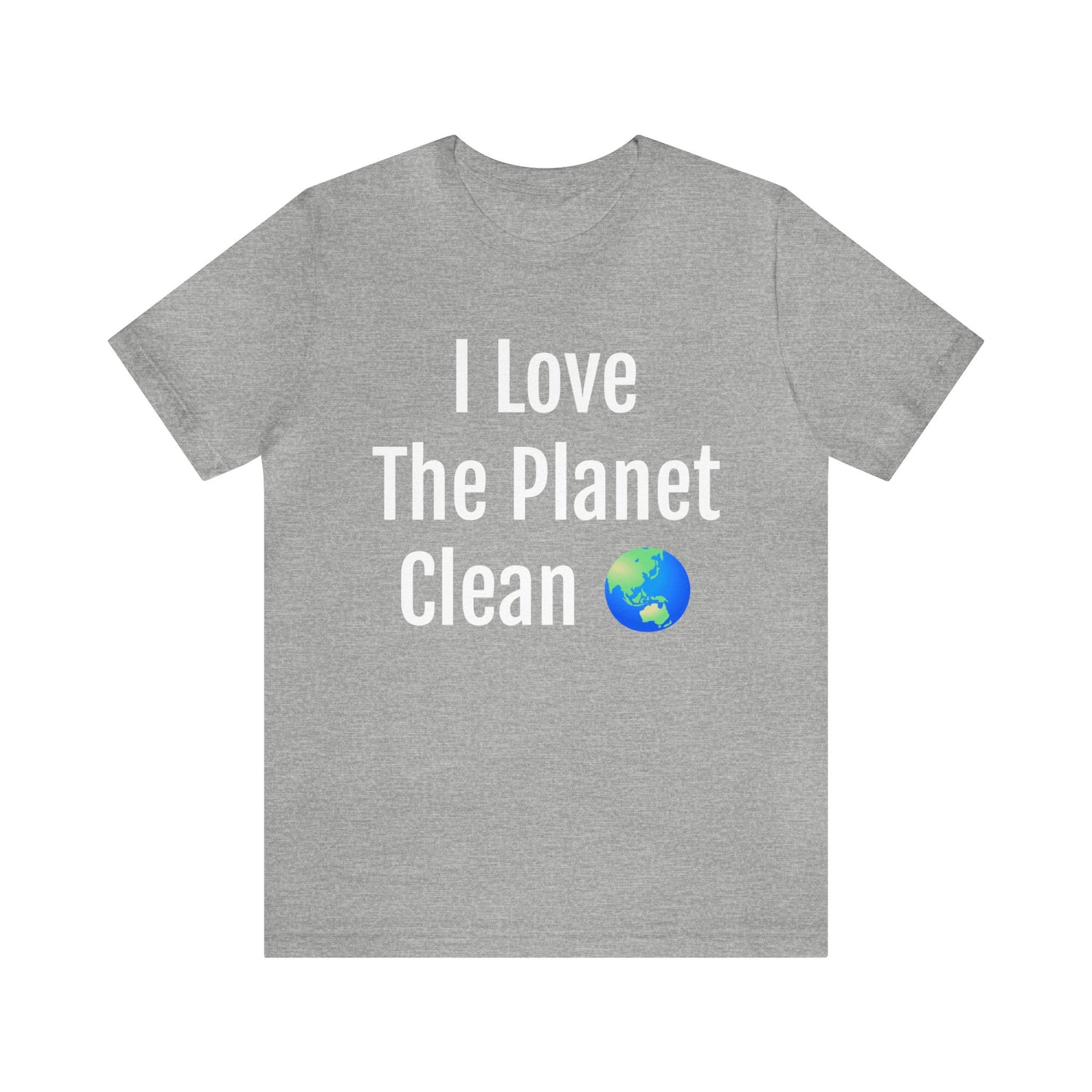 Clean Planet Activist T-Shirt Athletic Heather T-Shirt Petrova Designs