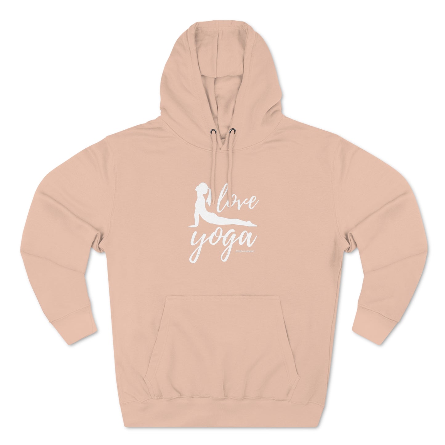 Yoga Lover Hoodie | Yogist Gift Idea | Yogism Pale Pink Hoodie Petrova Designs