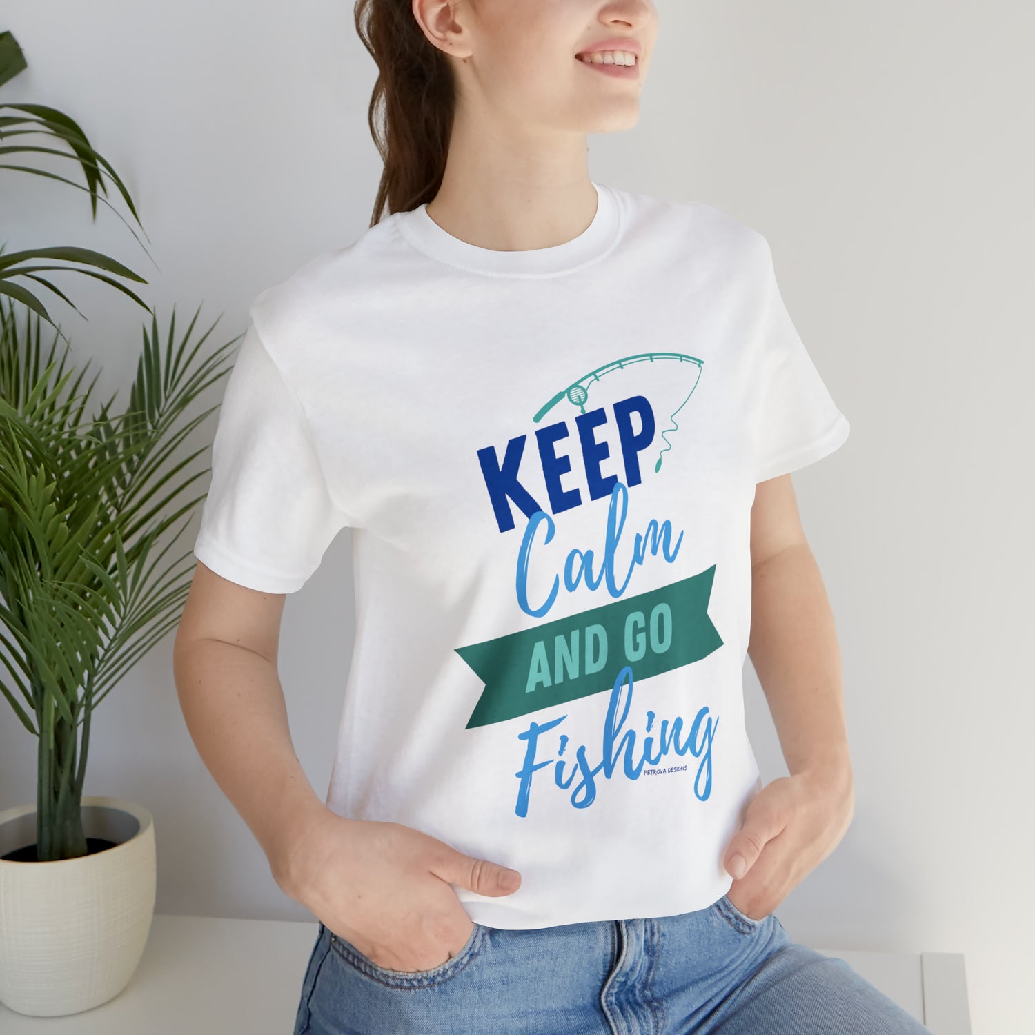 Fishing Hobby T-Shirt | Fishing Lover Gift Idea White T-Shirt Petrova Designs