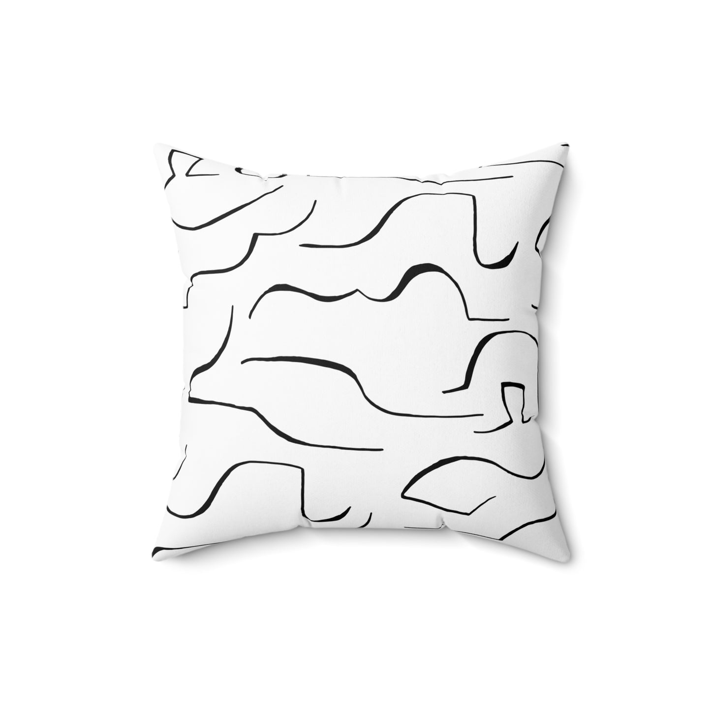 Home Decor Throw Pillows Bedroom Living Room Decorative Pillows for Couch Sofa Accent Pillows White Printify