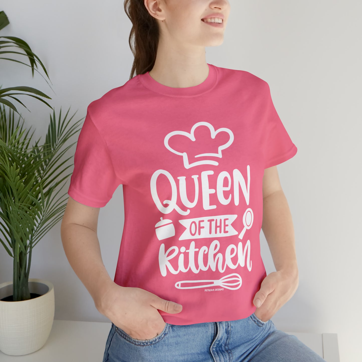 Foodie T-Shirt | For Cooking Lover | Chef Tee Charity Pink T-Shirt Petrova Designs