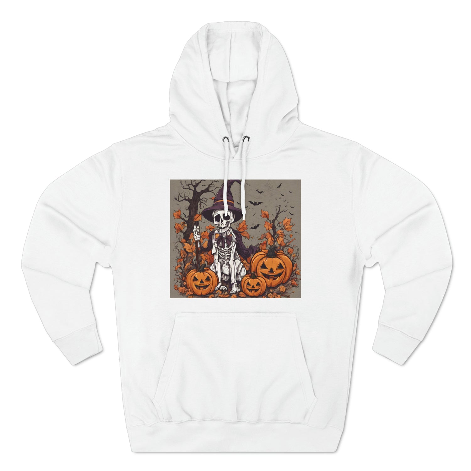 White Hoodie Hoodie Halloween Sweatshirt for Spooky Hoodies Outfits this Fall Petrova Designs