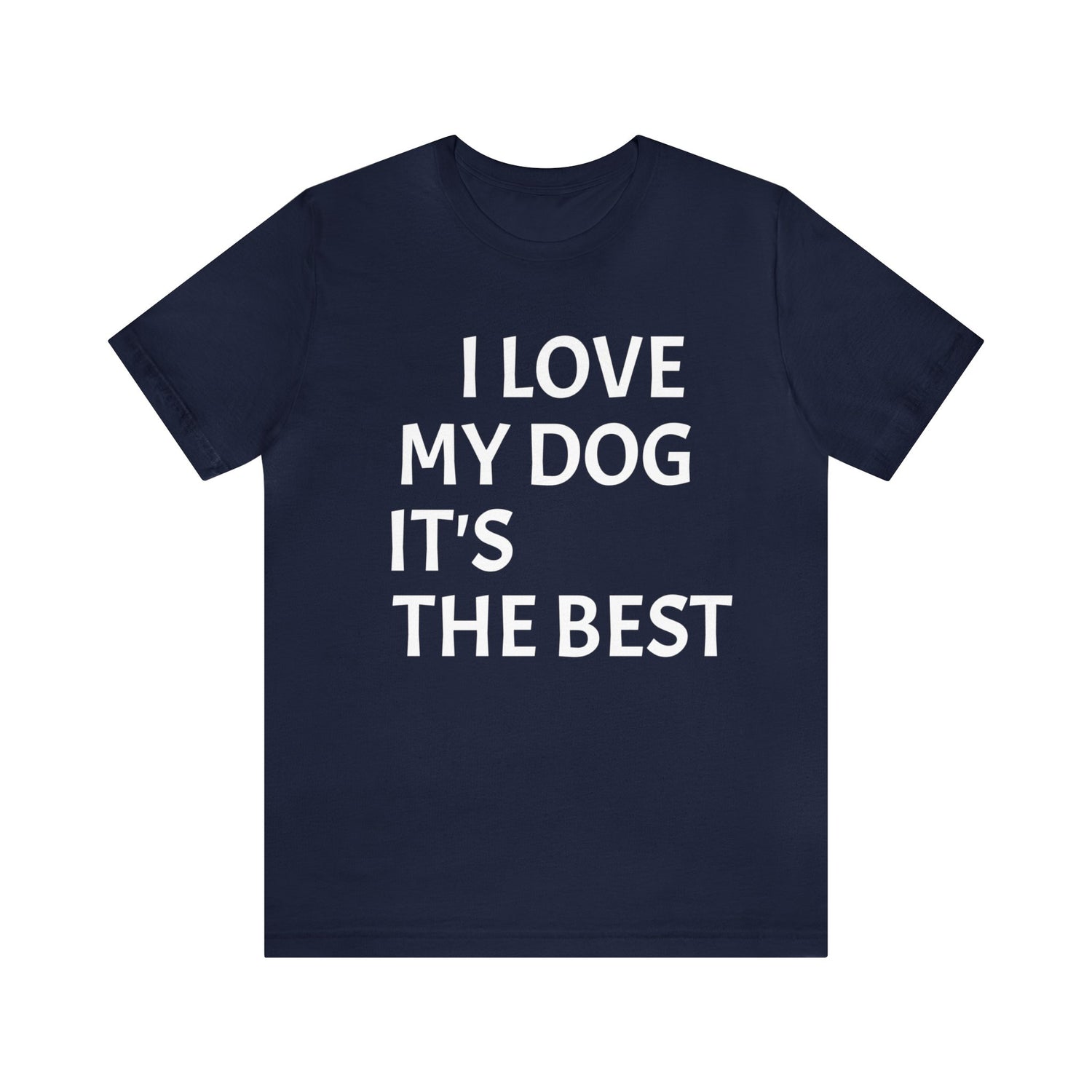 Navy T-Shirt Tshirt Gift for Friends and Family Short Sleeve T Shirt for Dog Lovers Petrova Designs