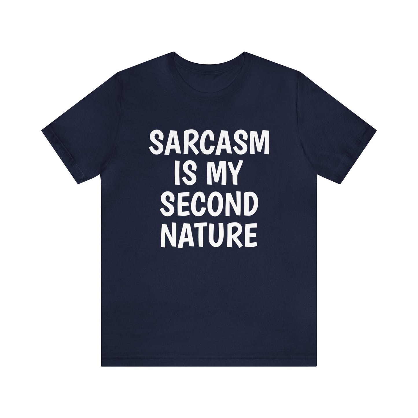 Funny and Humorous Apparel | Sarcasm T-Shirt | Witty Tee Navy T-Shirt Petrova Designs