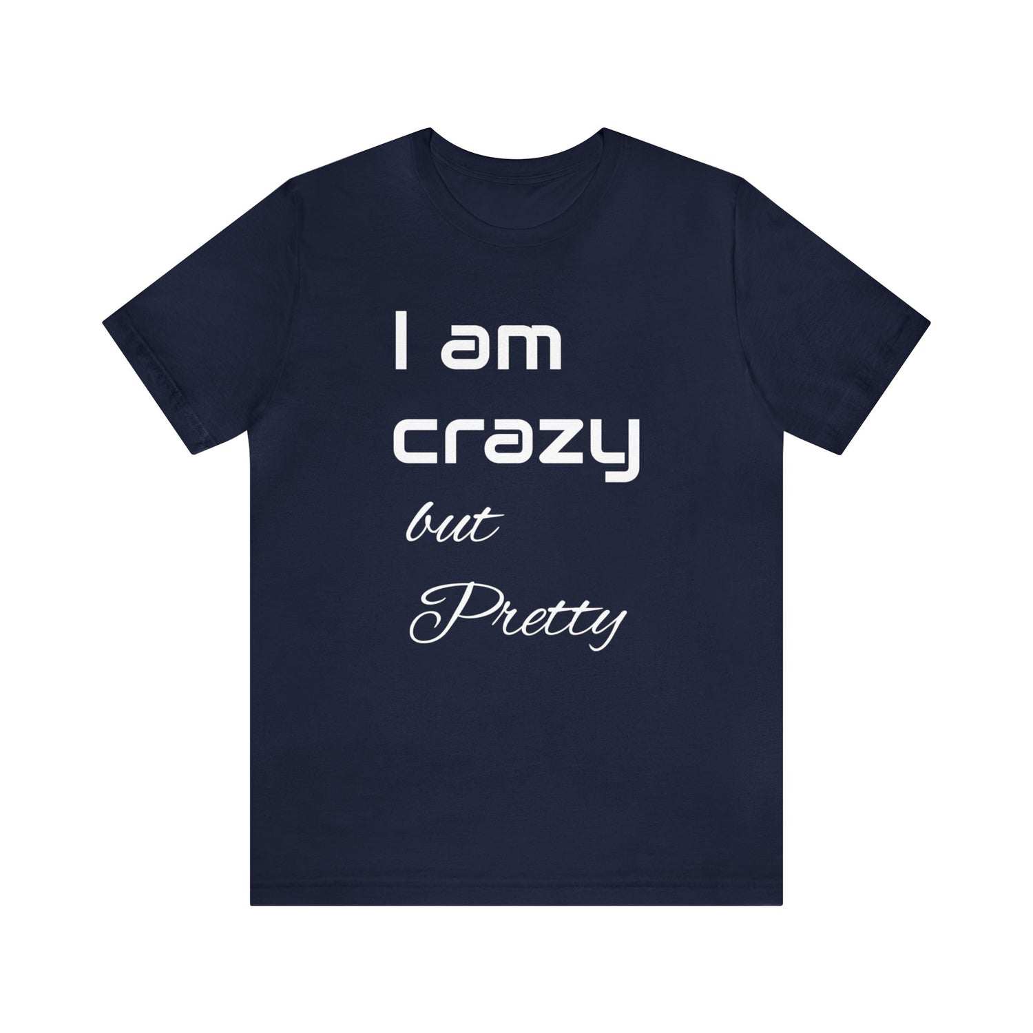 Cool Phrase T-Shirt Navy T-Shirt Petrova Designs