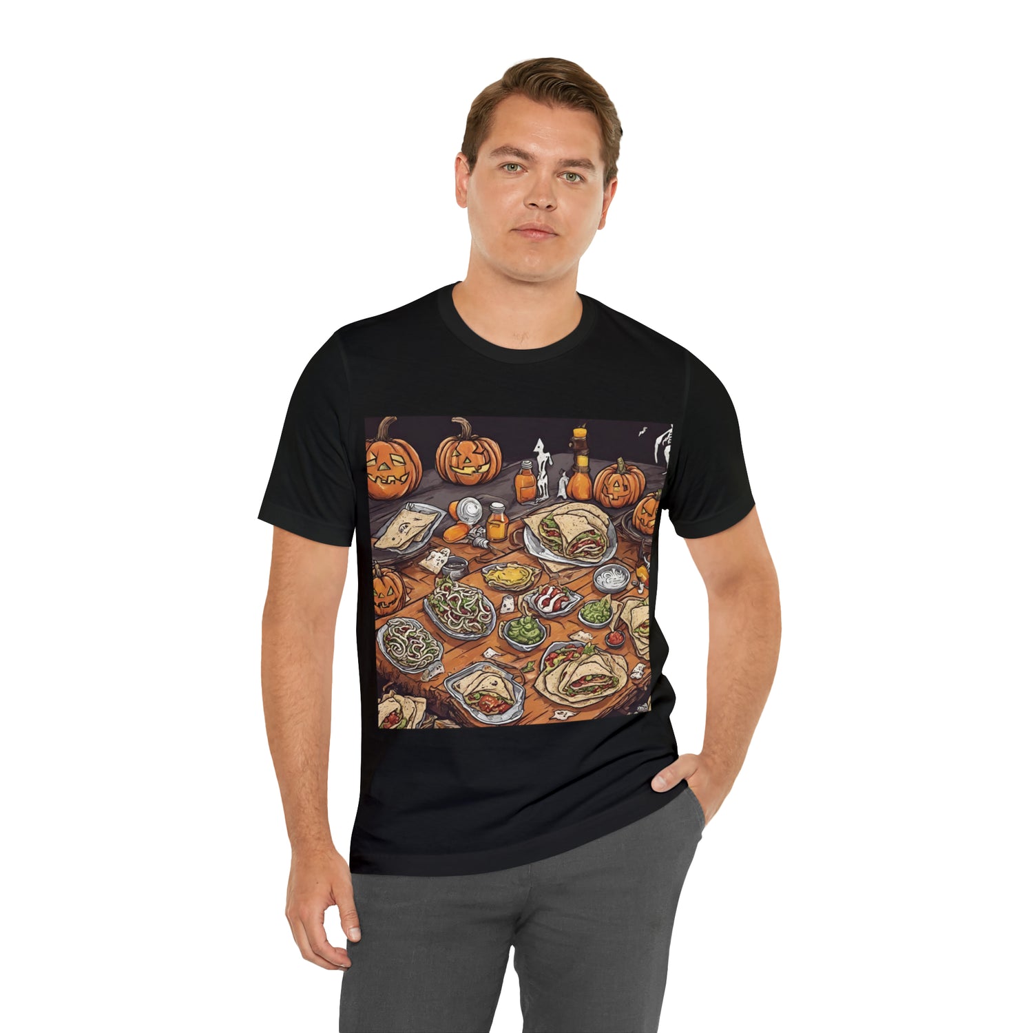 Funny Halloween Tacos T-Shirt | Halloween Gift Ideas T-Shirt Petrova Designs