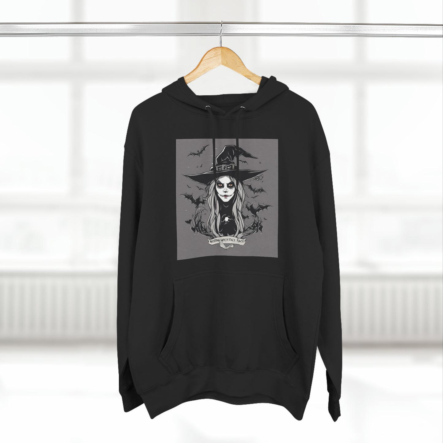 Black Hoodie Halloween Hoodie Design for Sweatshirt Outfit Fall Petrova Designs