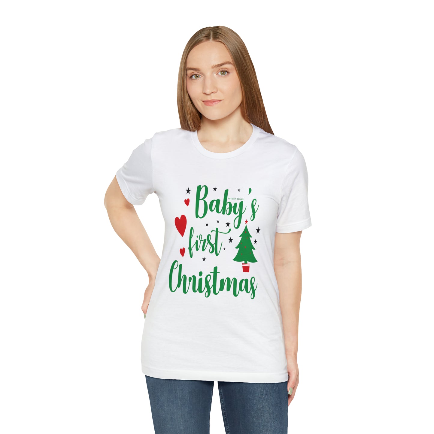 T-Shirt Tshirt Design Gift for Friend and Family Short Sleeved Shirt Christmas Petrova Designs