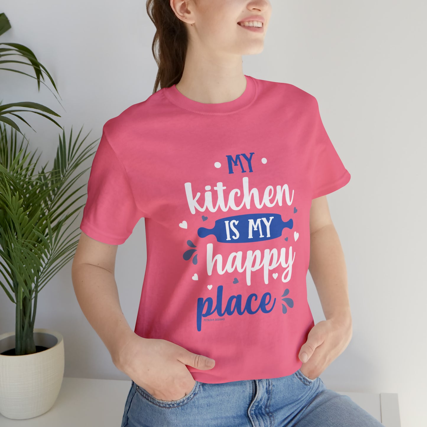Chef T-Shirt | Cooking Hobby Tee Charity Pink T-Shirt Petrova Designs