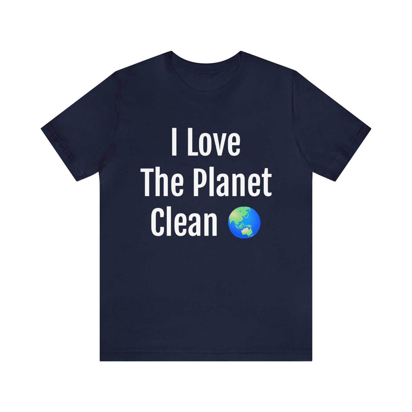 Clean Planet Activist T-Shirt Navy T-Shirt Petrova Designs