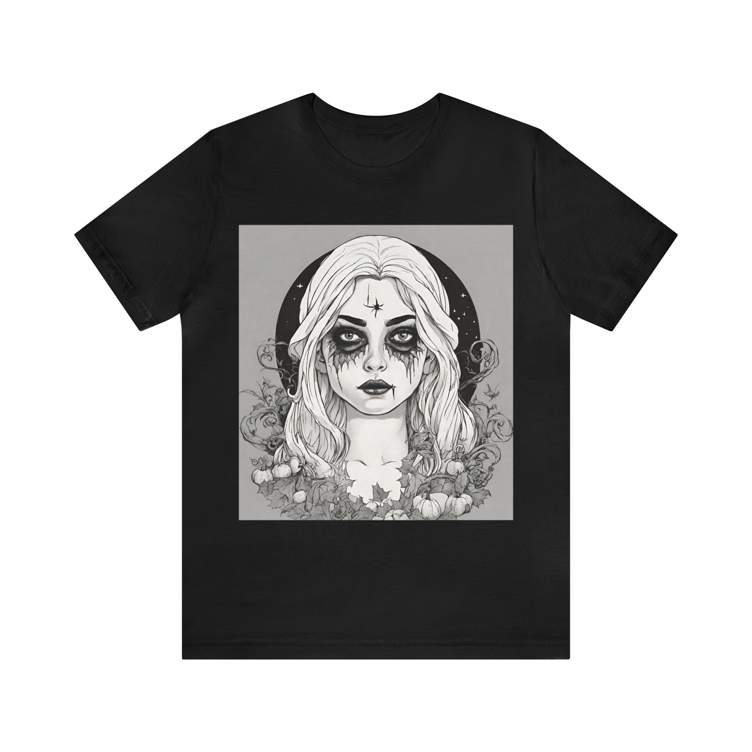 Halloween Witch T-Shirt | Halloween Gift Ideas Black T-Shirt Petrova Designs