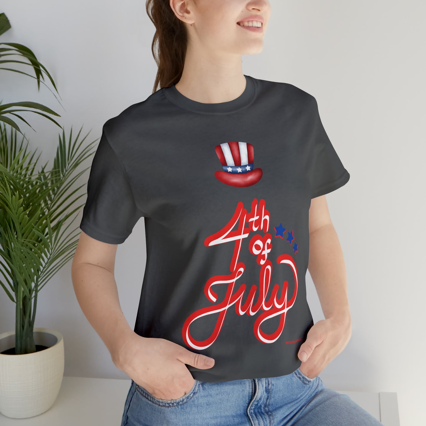 Asphalt T-Shirt Tshirt Design Gift for Friend and Family Short Sleeved Shirt 4th of July Independence Day Petrova Designs