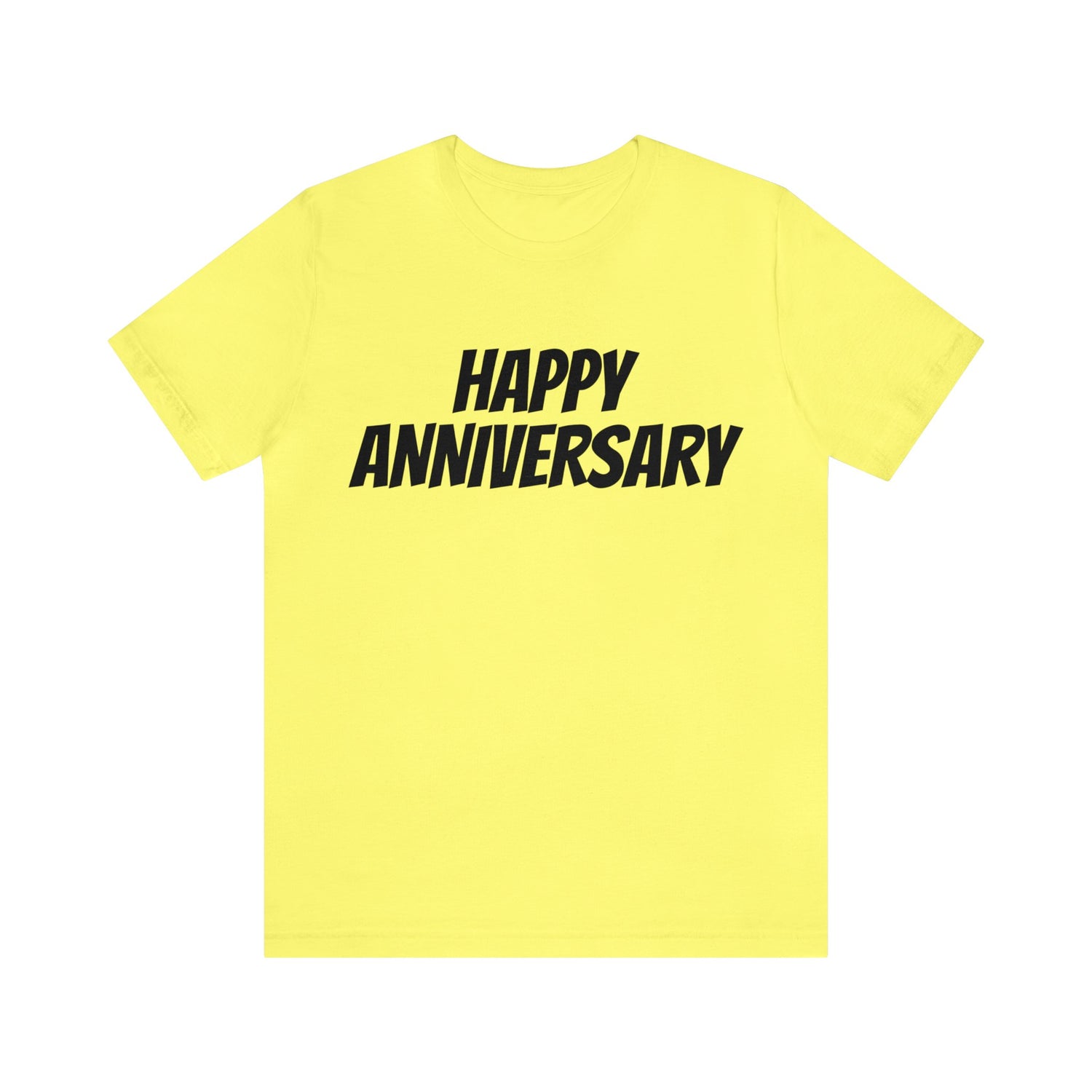 Yellow T-Shirt Tshirt Gift for Friends and Family Short Sleeve T Shirt Anniversary Petrova Designs