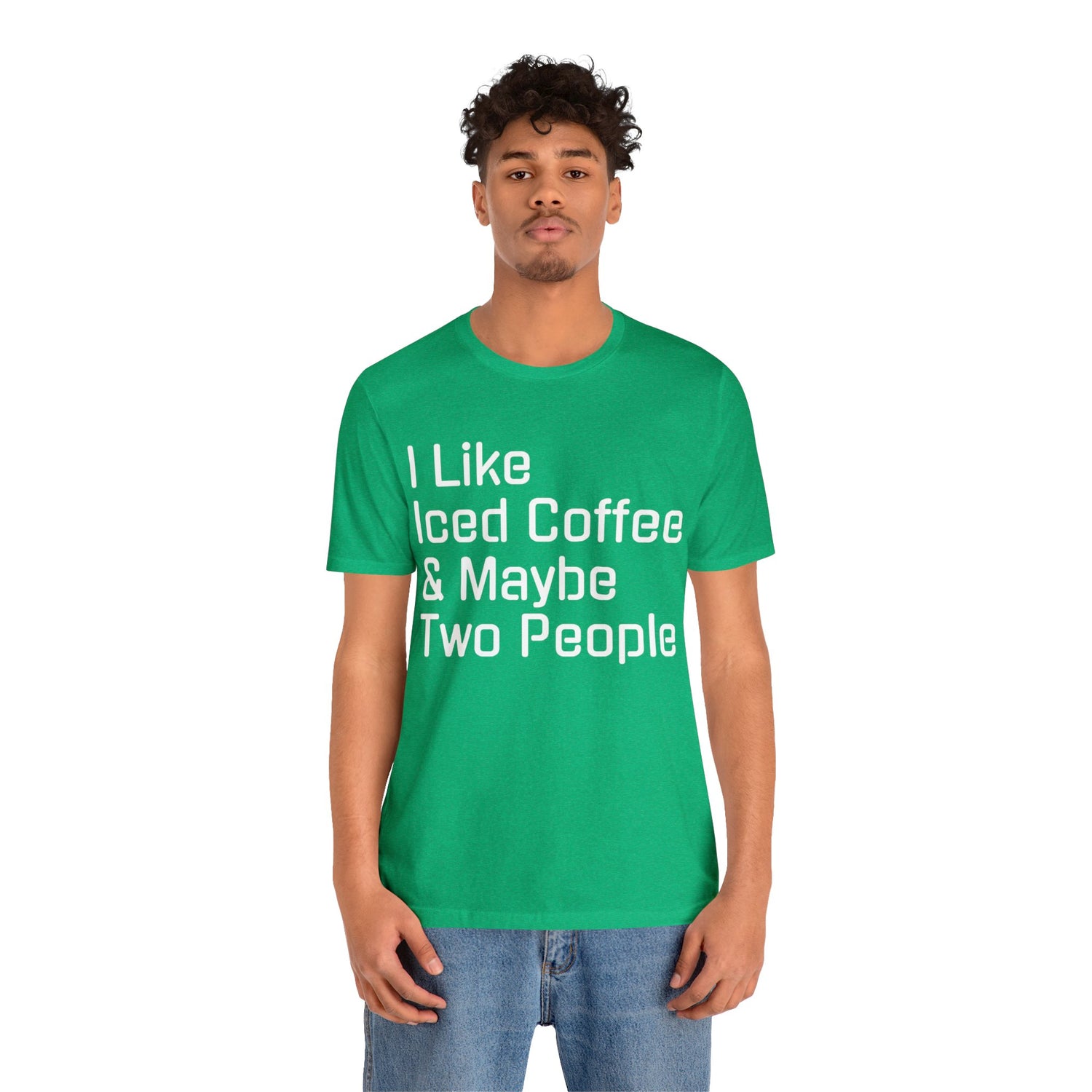Iced Coffee Enthusiast Gift Ideas | Iced Coffee T-Shirt T-Shirt Petrova Designs