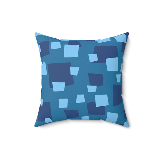 Home Decor Throw Pillow Decorative Couch Pillows and Throws Sofa Accent Pillows for Bedroom Blue Printify