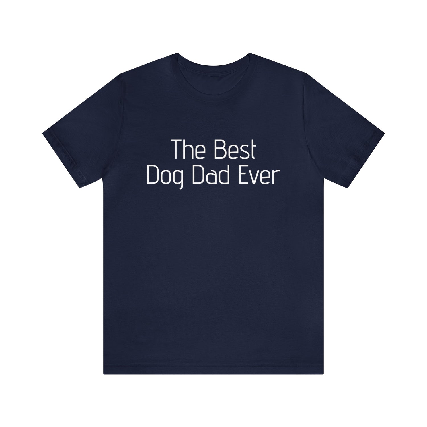 Navy T-Shirt Tshirt Design Gift for Friend and Family Short Sleeved Shirt for Dog Lovers Petrova Designs