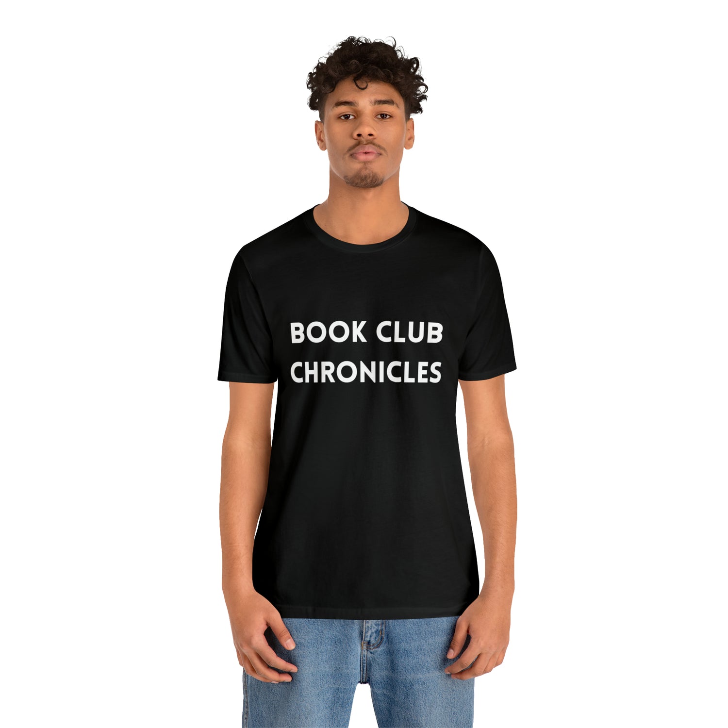 Bookworm Chic: 'Book Club Chronicles' T-Shirt for Avid Readers Black T-Shirt Petrova Designs