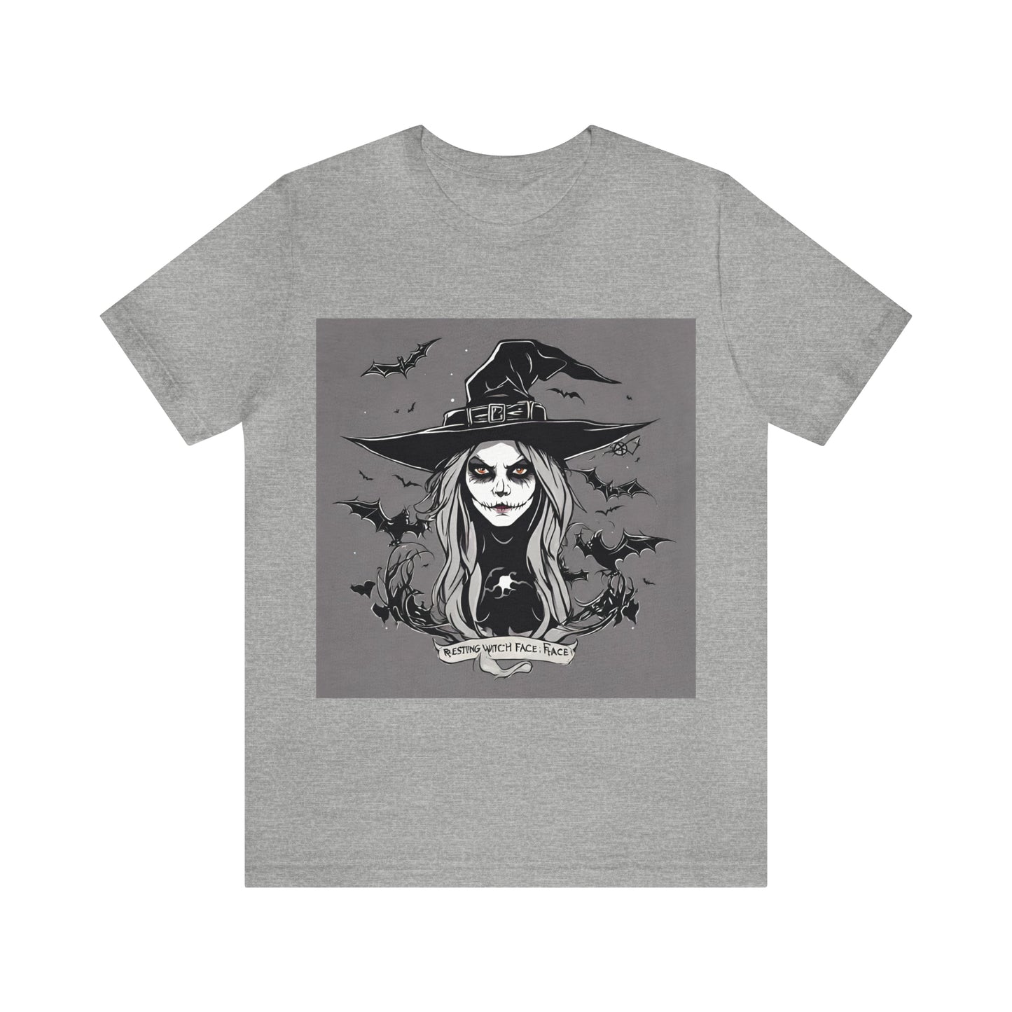 Athletic Heather T-Shirt Tshirt Design Halloween Gift for Friend and Family Short Sleeved Shirt Petrova Designs
