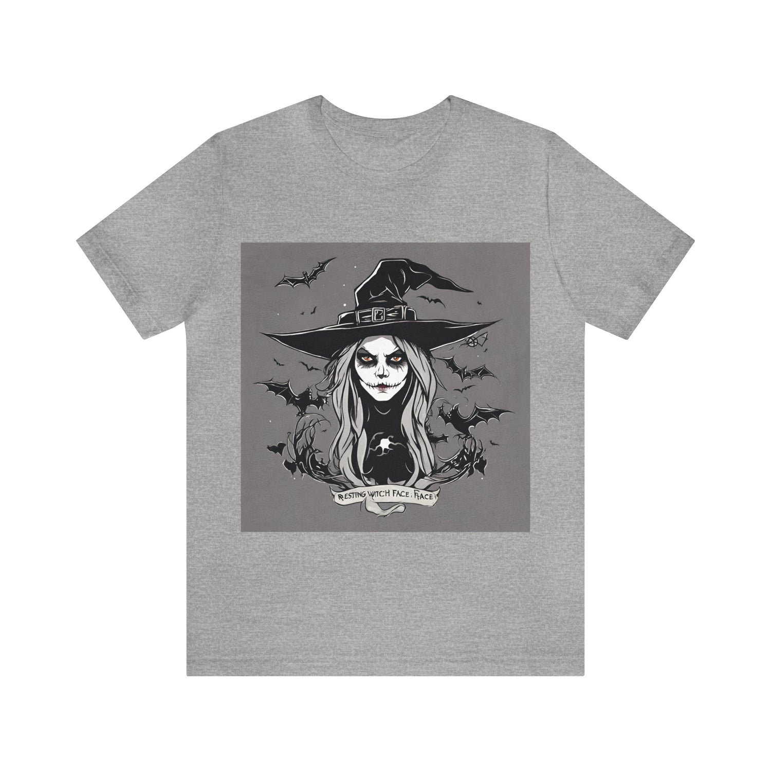Athletic Heather T-Shirt Tshirt Design Halloween Gift for Friend and Family Short Sleeved Shirt Petrova Designs