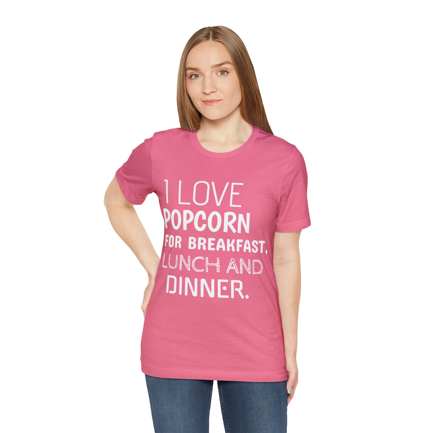 Popcorn T-Shirt | For Movie Nights or Foodies T-Shirt Petrova Designs