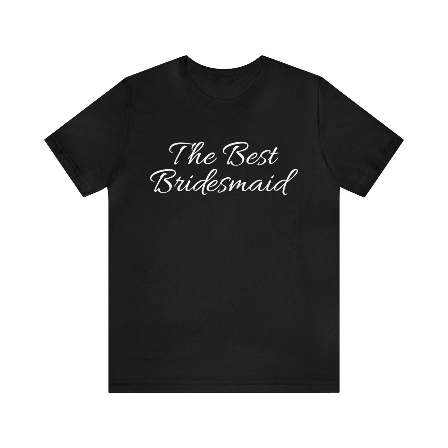 Bridesmaid T-Shirt Black T-Shirt Petrova Designs