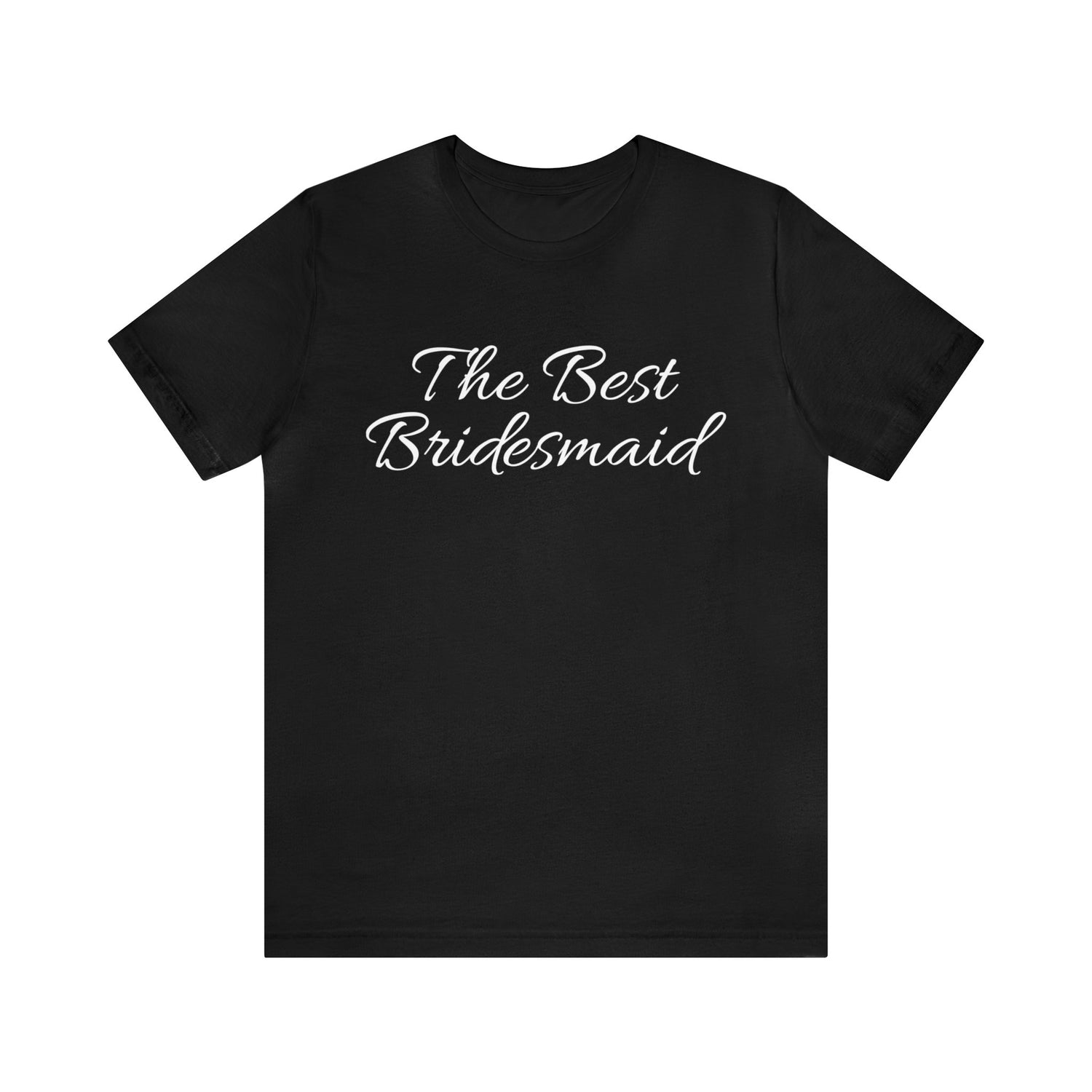 Bridesmaid T-Shirt Black T-Shirt Petrova Designs