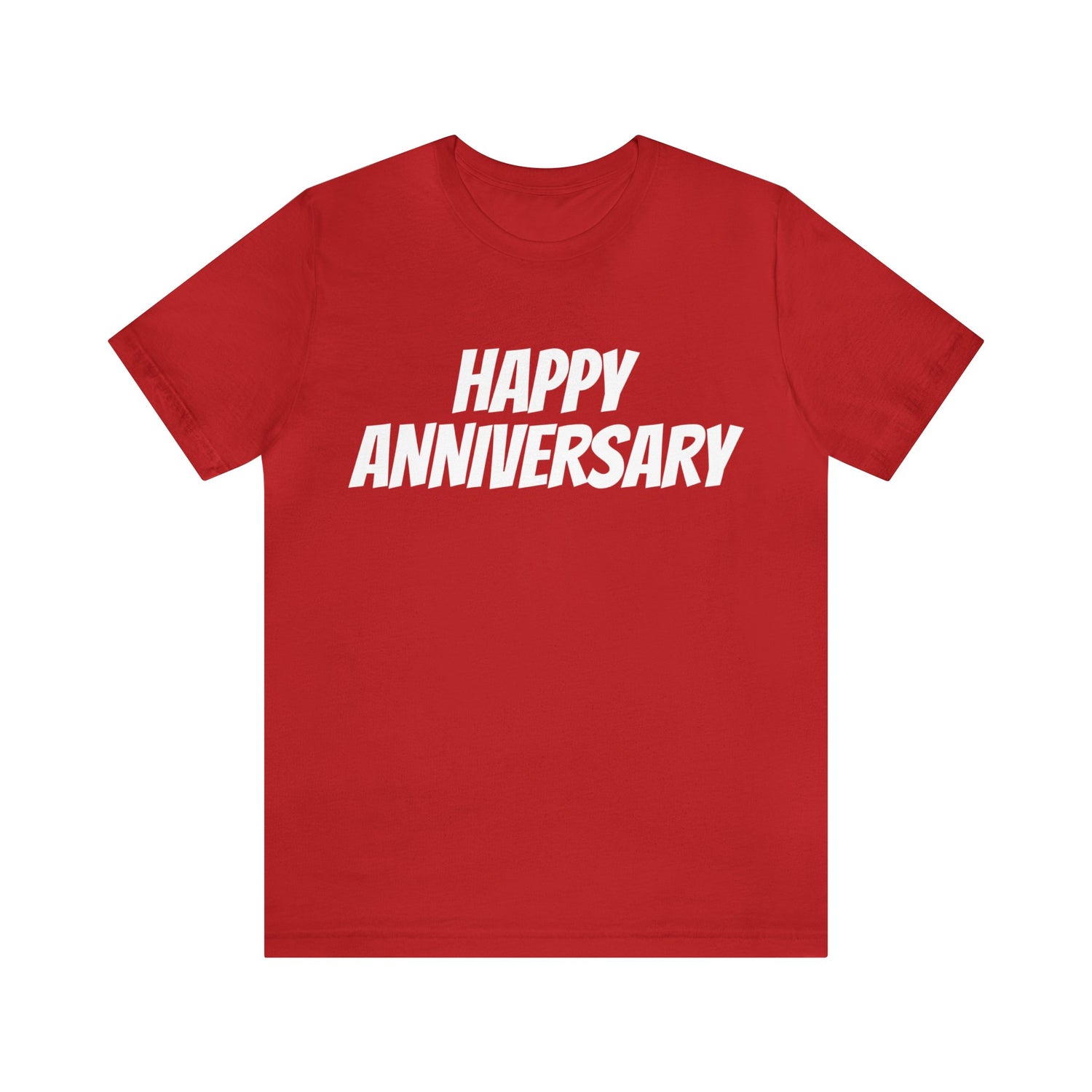 Red T-Shirt Tshirt Gift for Friends and Family Short Sleeve T Shirt Anniversary Petrova Designs