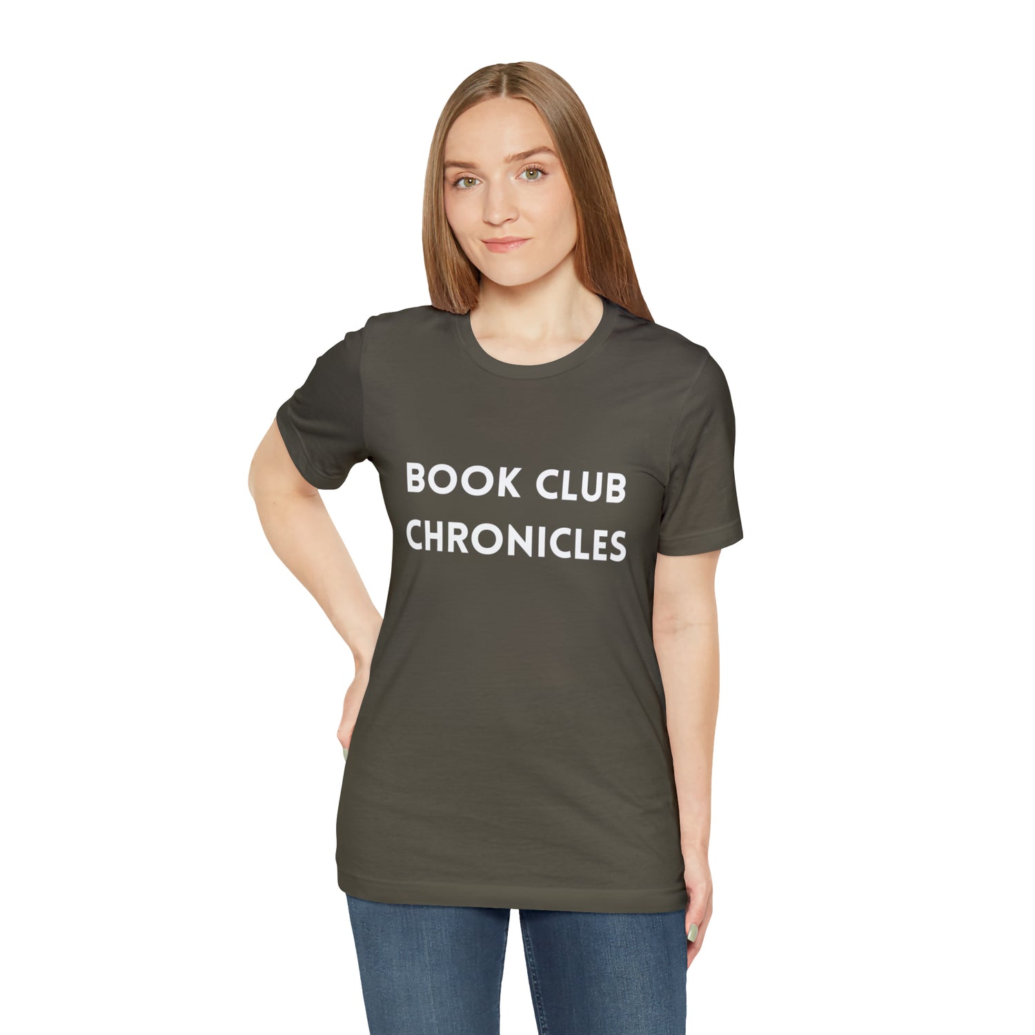 Bookworm Chic: 'Book Club Chronicles' T-Shirt for Avid Readers T-Shirt Petrova Designs