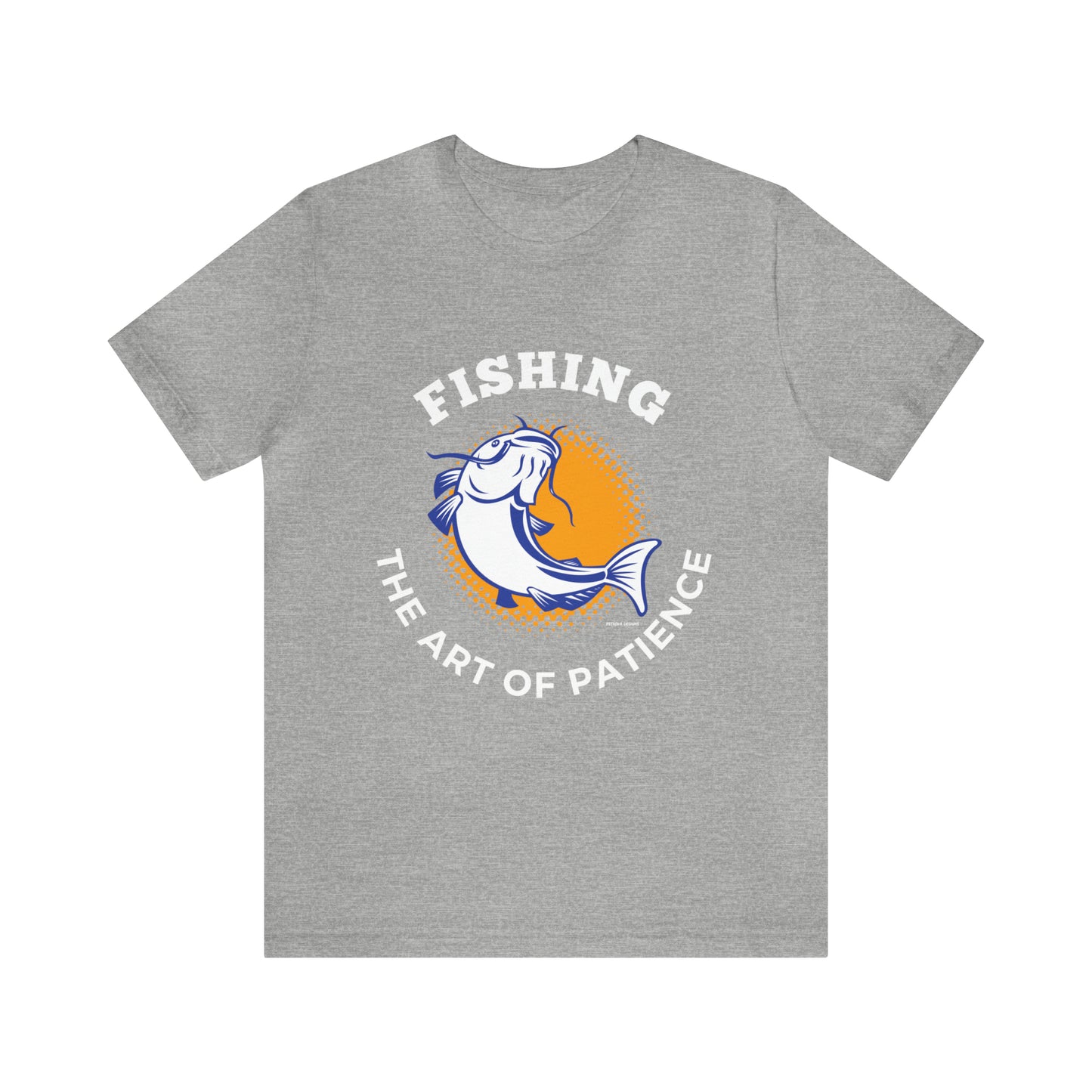 Athletic Heather T-Shirt Tshirt Design Gift for Friend and Family Short Sleeved Shirt Fishing Hobby Aesthetic Petrova Designs
