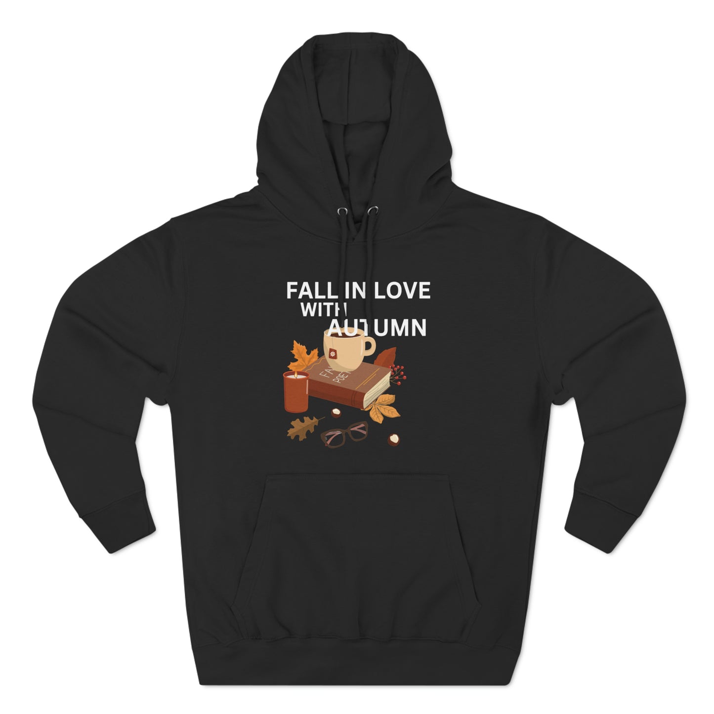 Autumn Hoodie | Fall Season Lover Sweatshirt Black Hoodie Petrova Designs