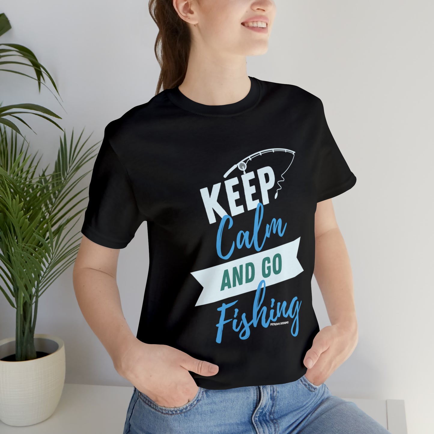 Fishing Hobby T-Shirt | Fishing Lover Gift Idea Black T-Shirt Petrova Designs