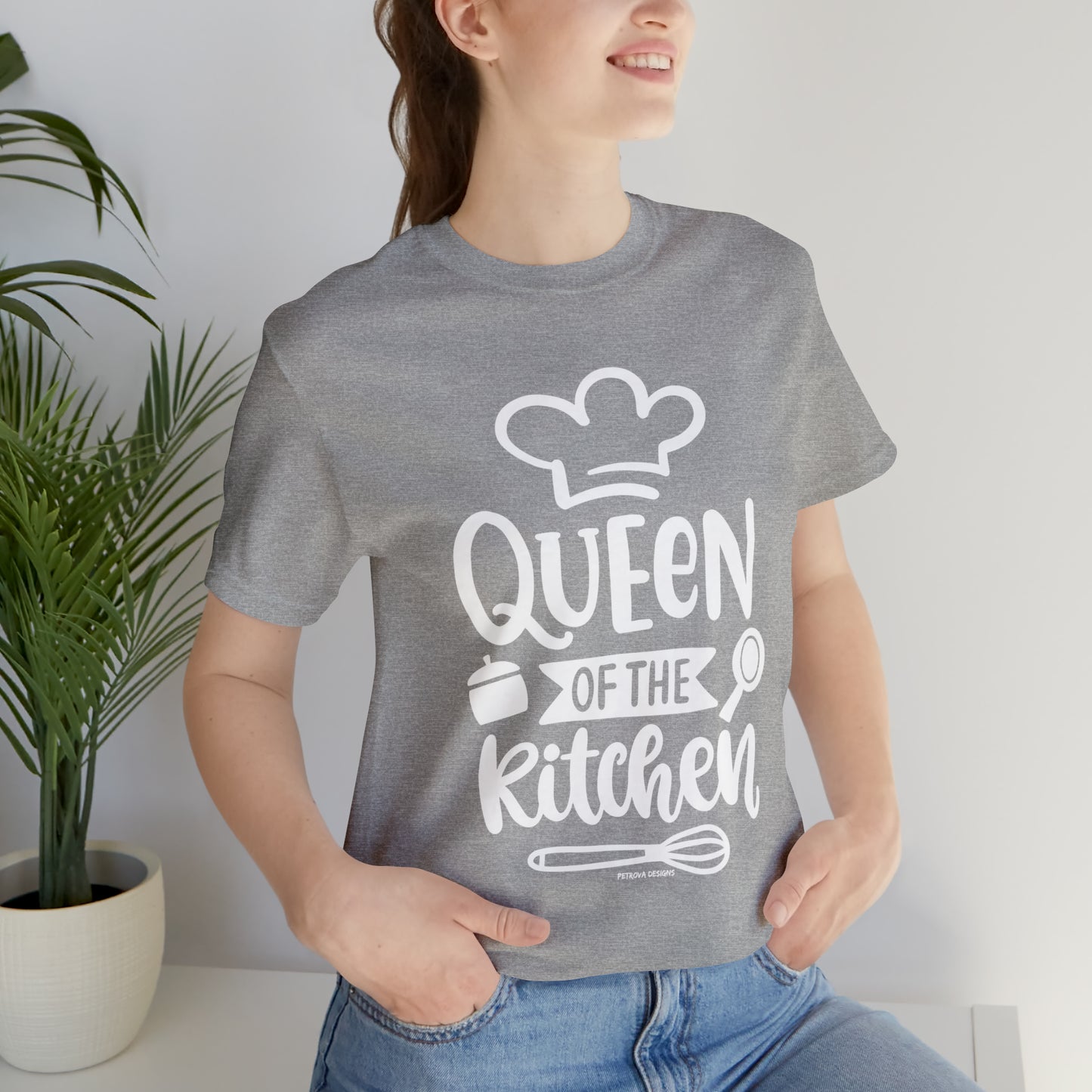 Foodie T-Shirt | For Cooking Lover | Chef Tee Athletic Heather T-Shirt Petrova Designs