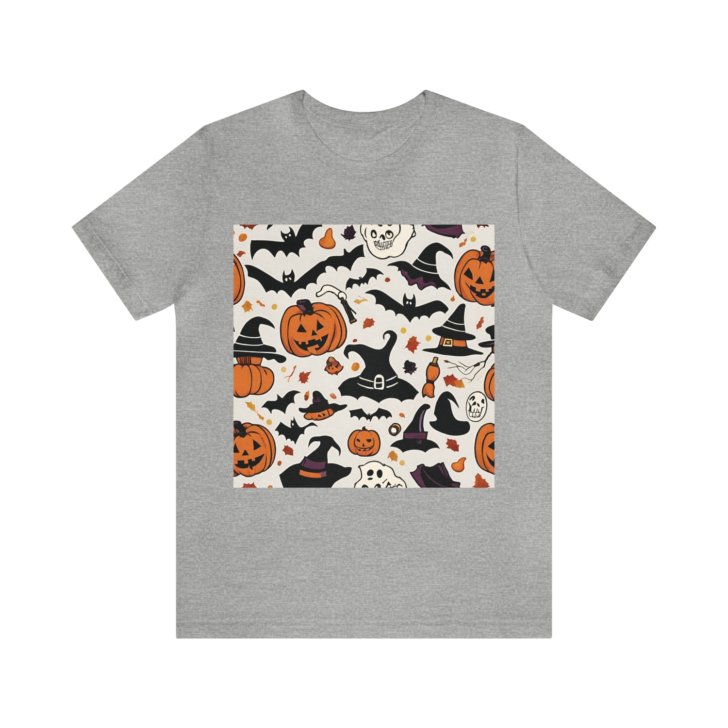 Halloween T-Shit | Halloween Gift Ideas Athletic Heather T-Shirt Petrova Designs
