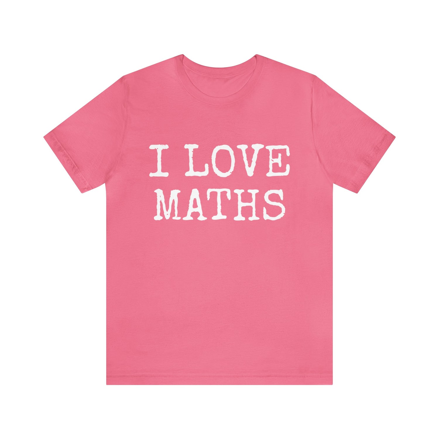 Maths Enthusiast Gift Idea | Maths T-Shirt Charity Pink T-Shirt Petrova Designs