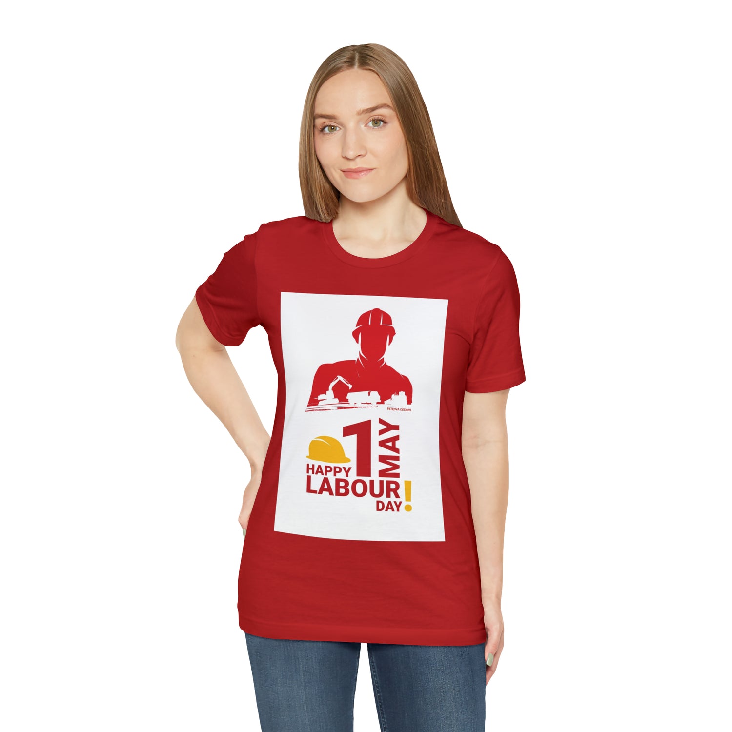Happy Labour Day Celebration Tee T-Shirt Petrova Designs