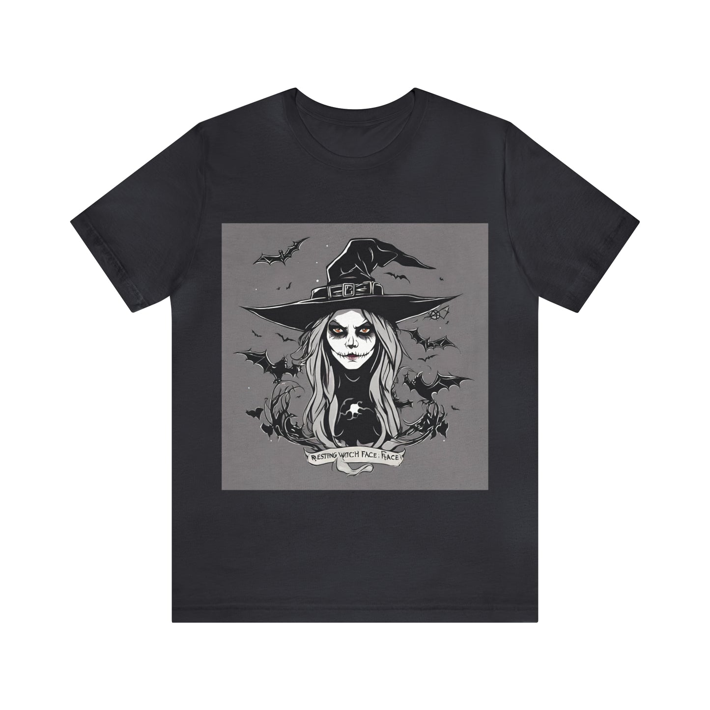 Witch T-Shirt | Halloween Gift Ideas Dark Grey T-Shirt Petrova Designs