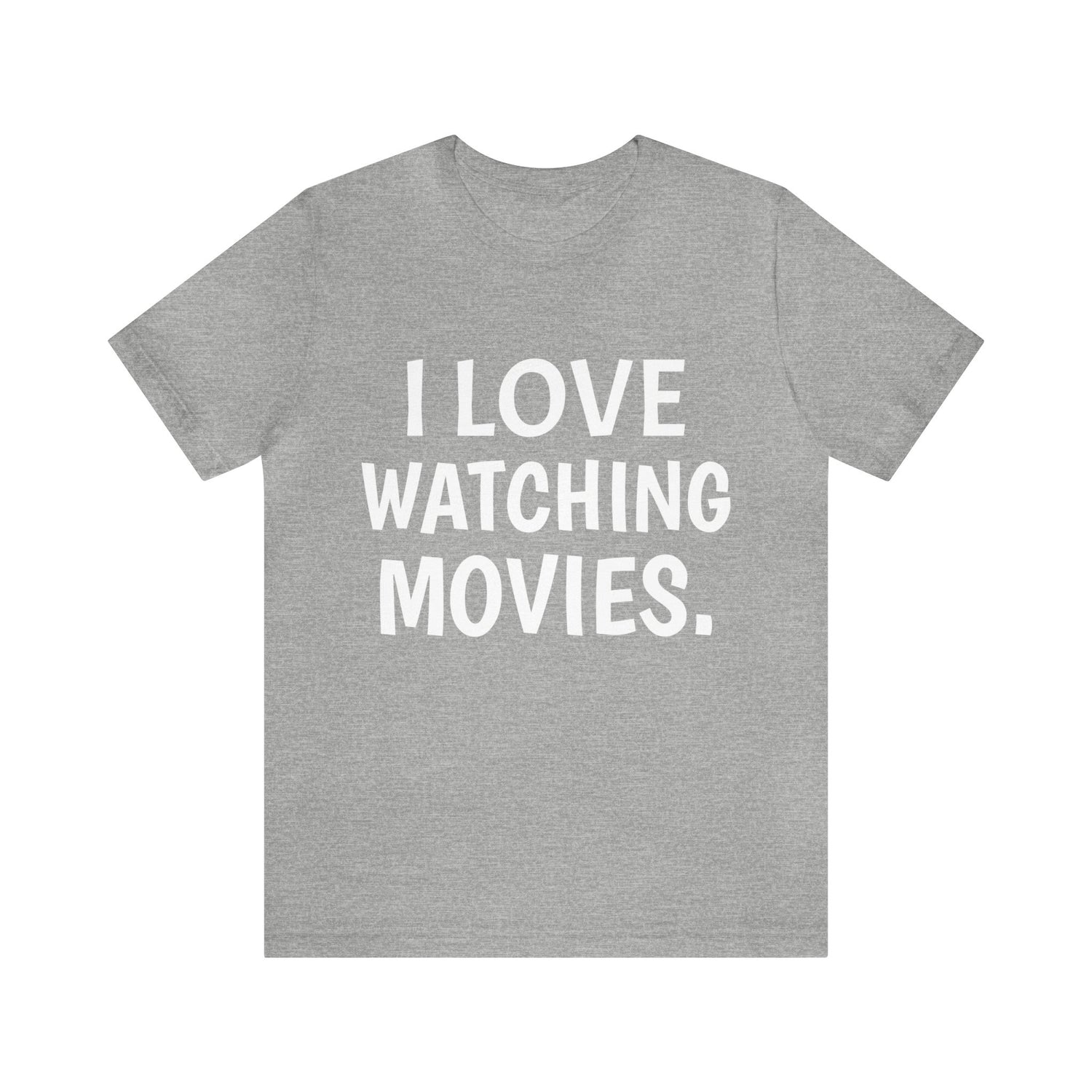 Cinephile T-Shirt | Cinema Lover Gift Idea Athletic Heather T-Shirt Petrova Designs