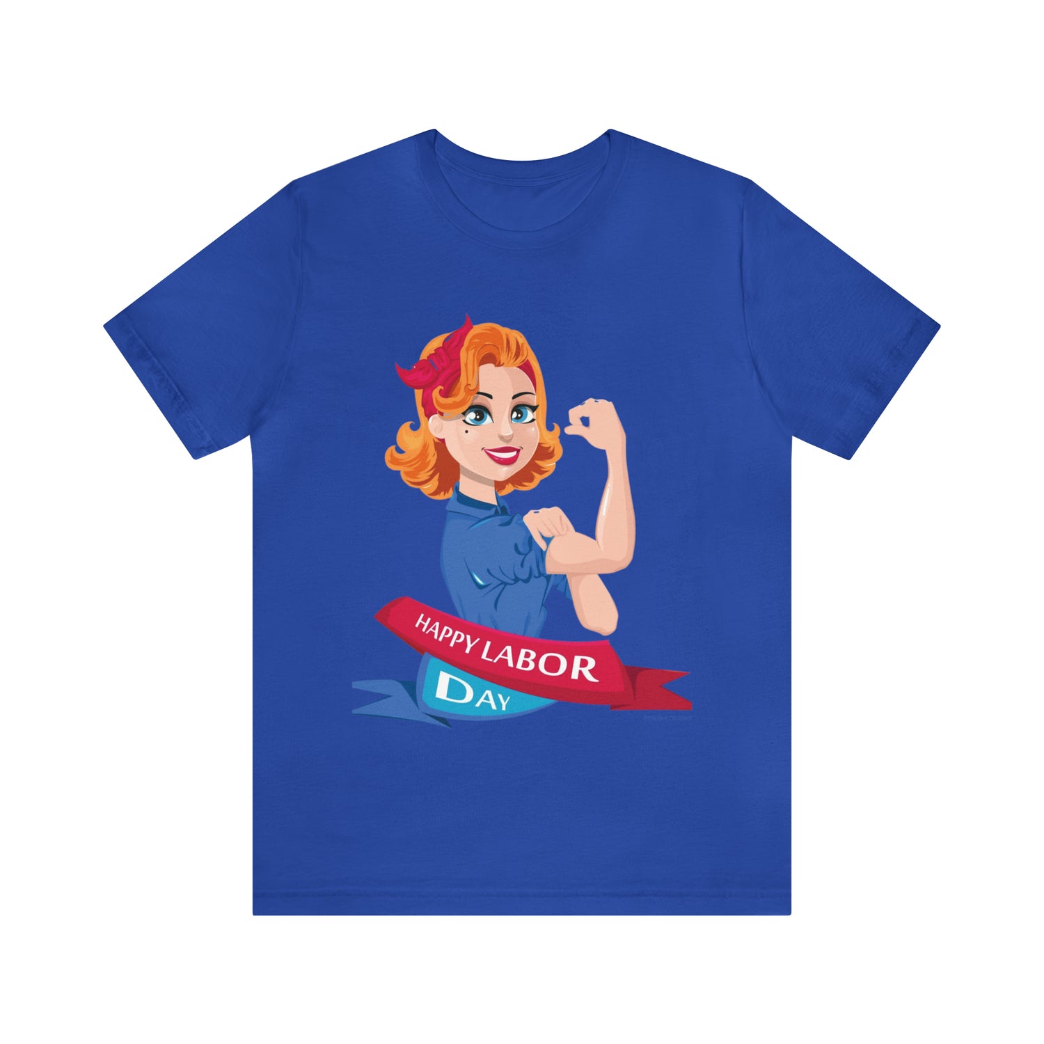 Happy Labor Day Tee | Labor Day T-Shirt True Royal T-Shirt Petrova Designs