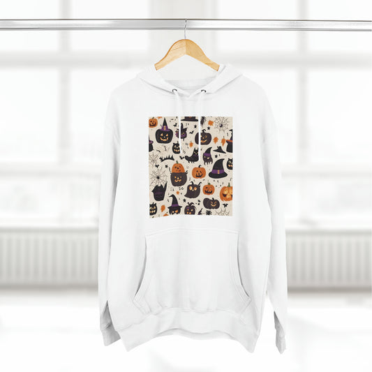 White Hoodie Halloween Hoodie Design for Sweatshirt Outfit Fall Petrova Designs