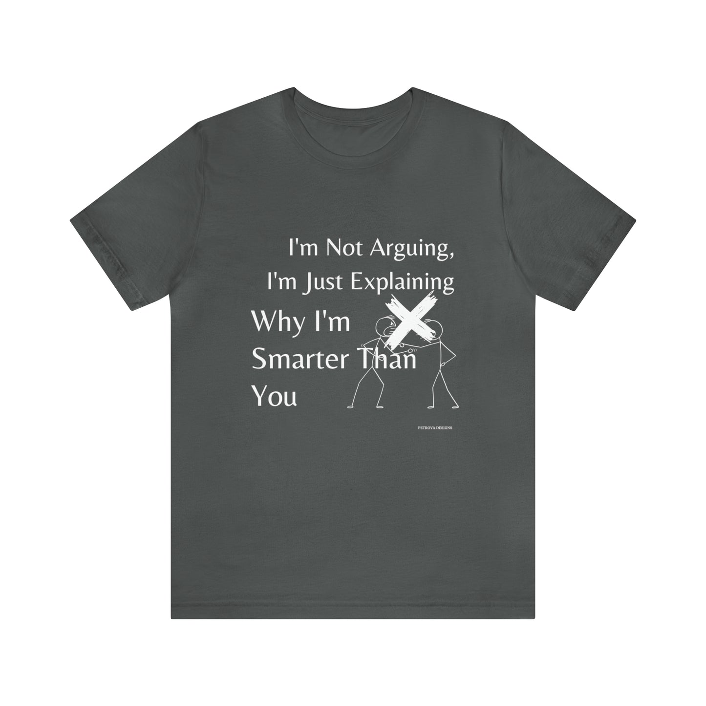 Funny and Humorous T-Shirt Asphalt T-Shirt Petrova Designs