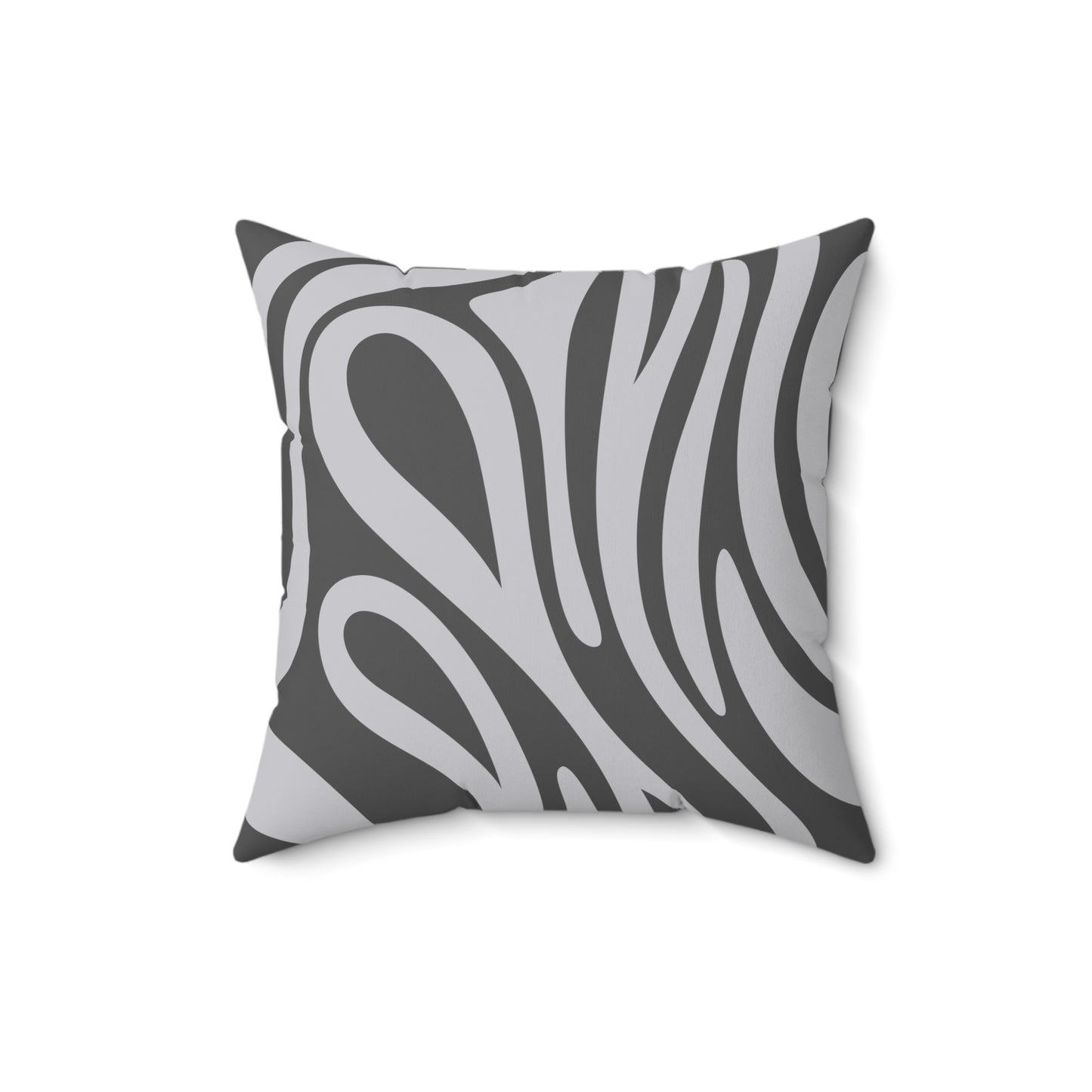 Home Decor Throw Pillow on Bed Couch Pillows and Throws Decorative Sofa Accent Pillows Gray Printify