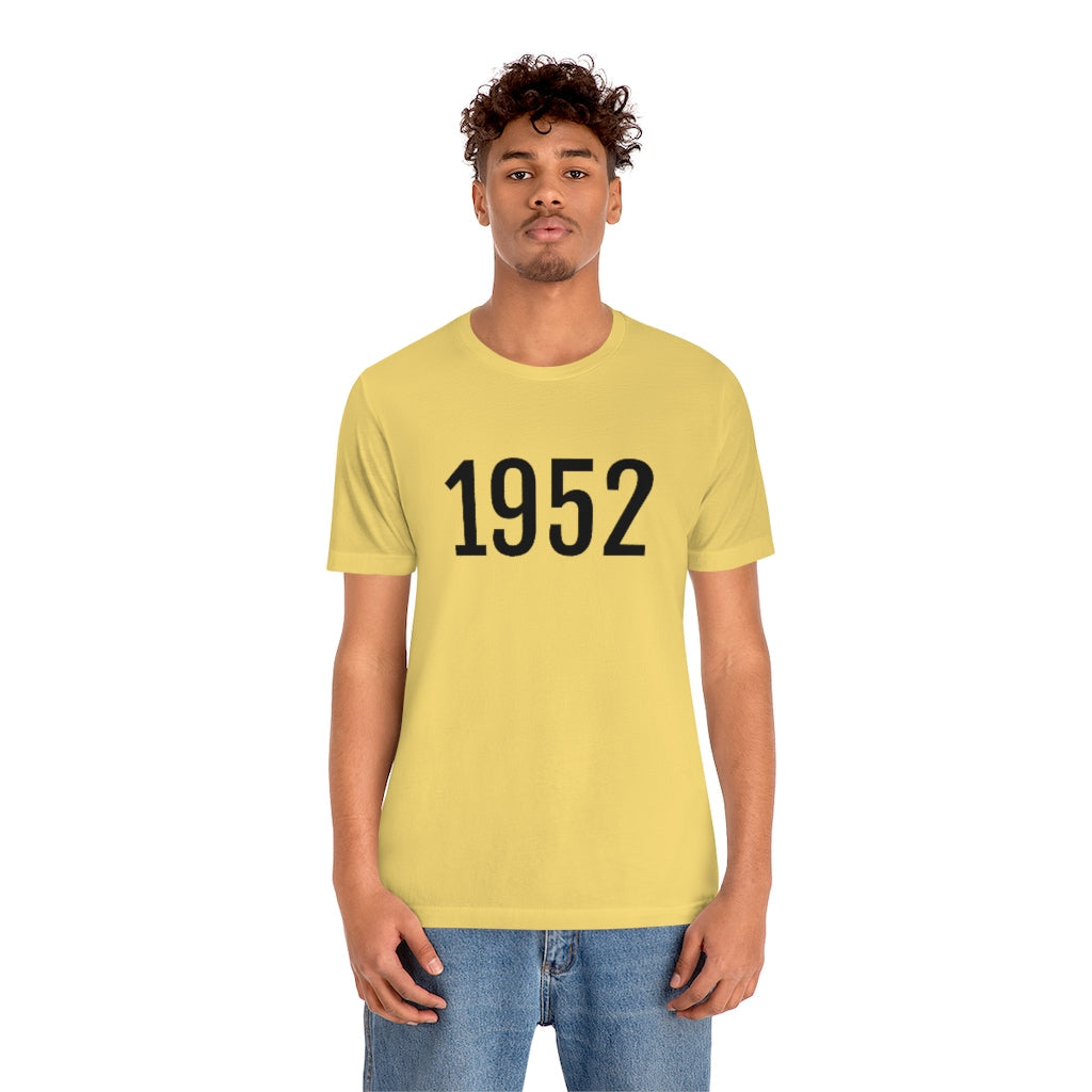 T-Shirt 1952 Tee Shirt with Numbers On Them for Numbered T-Shirt Outfit Numerology Aesthetic Petrova Designs