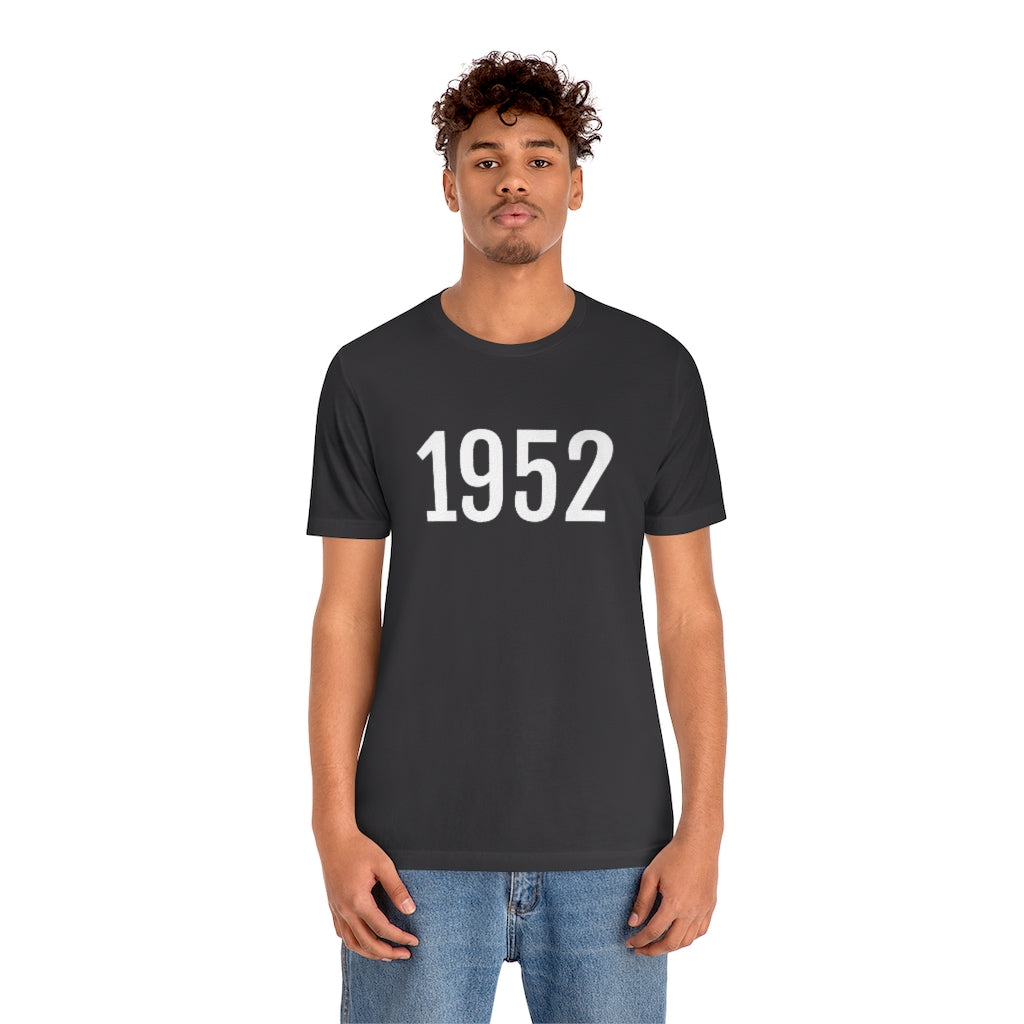 T-Shirt 1952 Tee Shirt with Numbers On Them for Numbered T-Shirt Outfit Numerology Aesthetic Petrova Designs