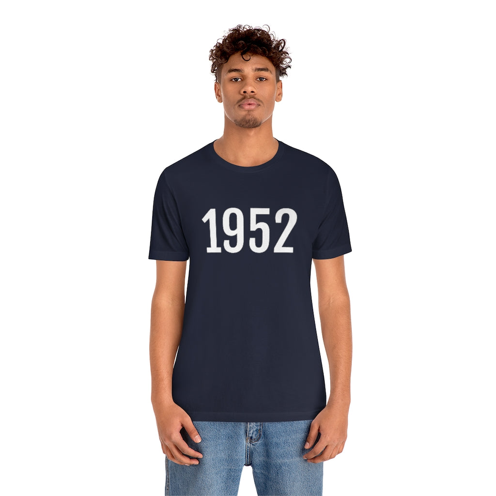 T-Shirt 1952 Tee Shirt with Numbers On Them for Numbered T-Shirt Outfit Numerology Aesthetic Petrova Designs